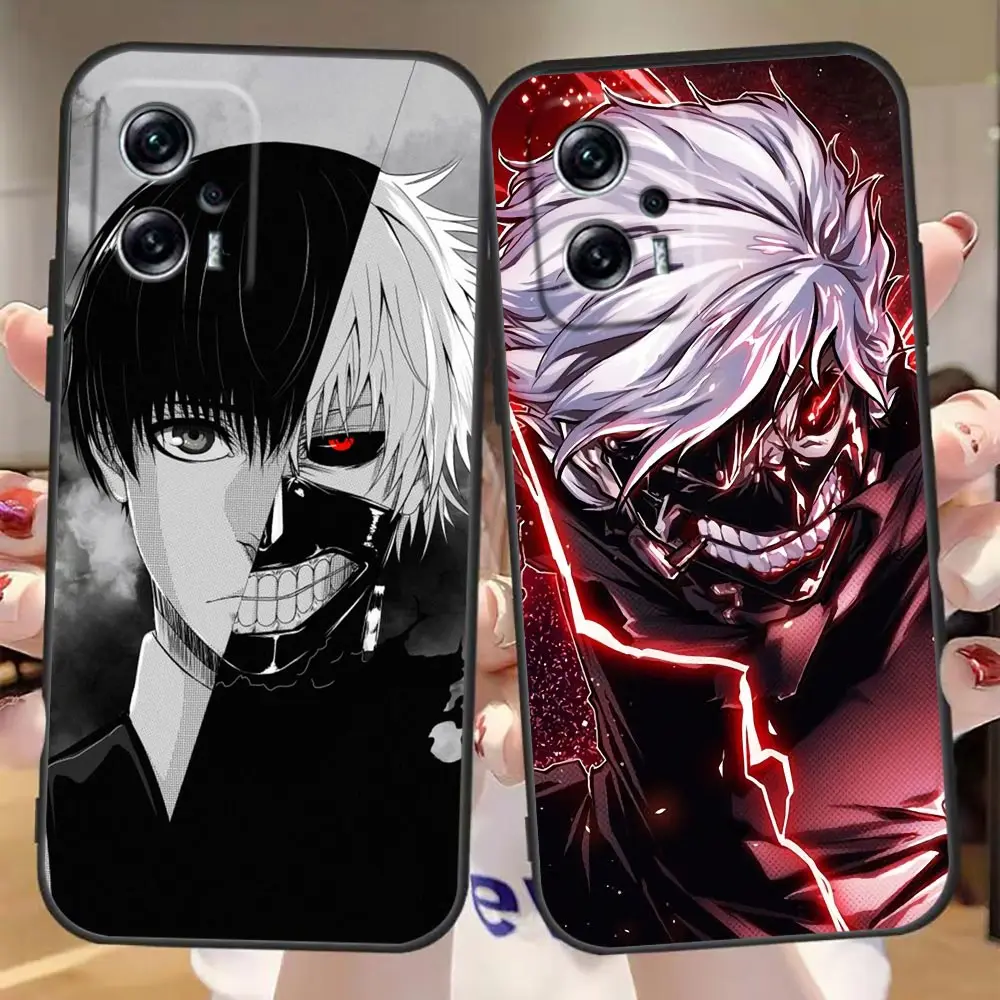 

Phone Case For Redmi Note 11 10 9T 9S 9 8T 8 7 6 5 5A 12 A1 GO Pro Aprime 5G 4G Fundas Shell Anime Boys Kaneki Ken Tokyo Ghoul