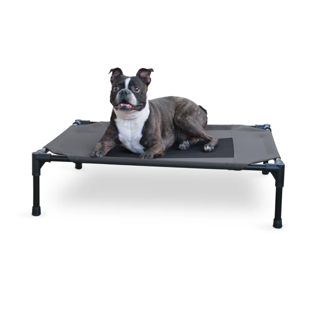 

Original Pet Cot Elevated Dog Bed Charcoal/Black Medium 25 X 32 X 7 Inches Veterinary Clinic Equipment Dog Breeding Supplies
