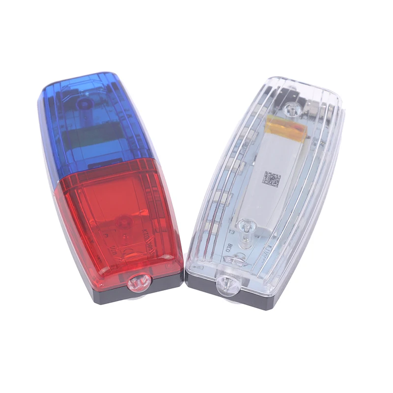 

1pcs LED Red Blue Multifunction Clip Flashing Warning Safety Shoulder Light