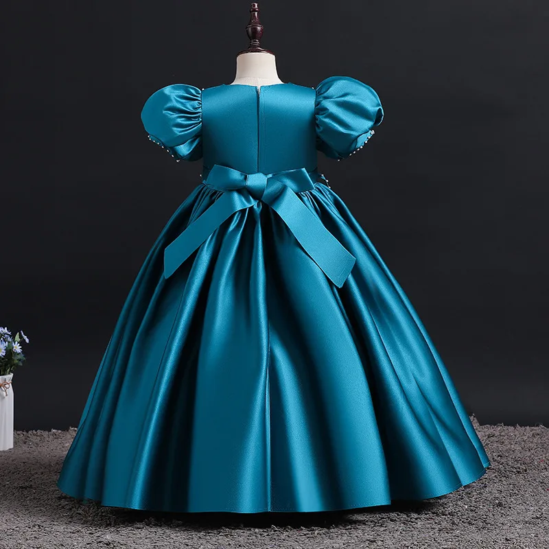 Цветочное винтажное платье для девочек детские платья свадебной вечеринки