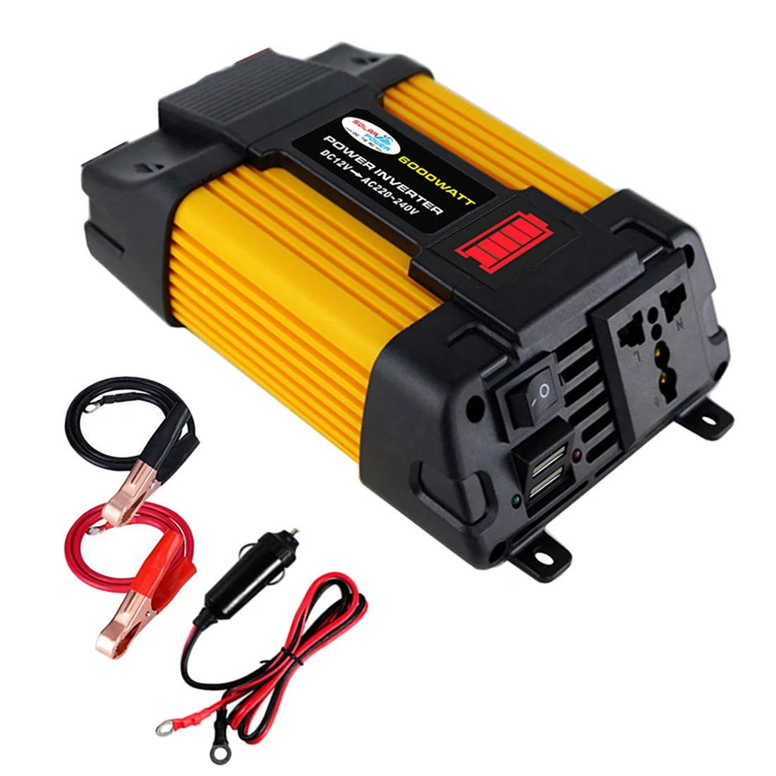 

Модифицированный синусоидальный сигнал постоянного тока 12 В в переменный ток 110 в 6000 Вт трансформатор напряжения Преобразователь мощности ...