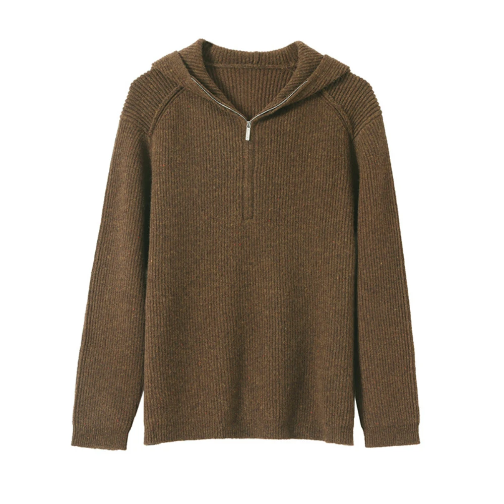 Повседневная Толстовка с мешковатым рисунком женский шерстяной свитер Осенний