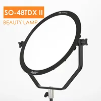 FalconEyes SO-48TDX Ultrathin LED Video Light Beauty Round Panel Lamp Bi-color Photography Soft Lighting for Film Ads Shooting