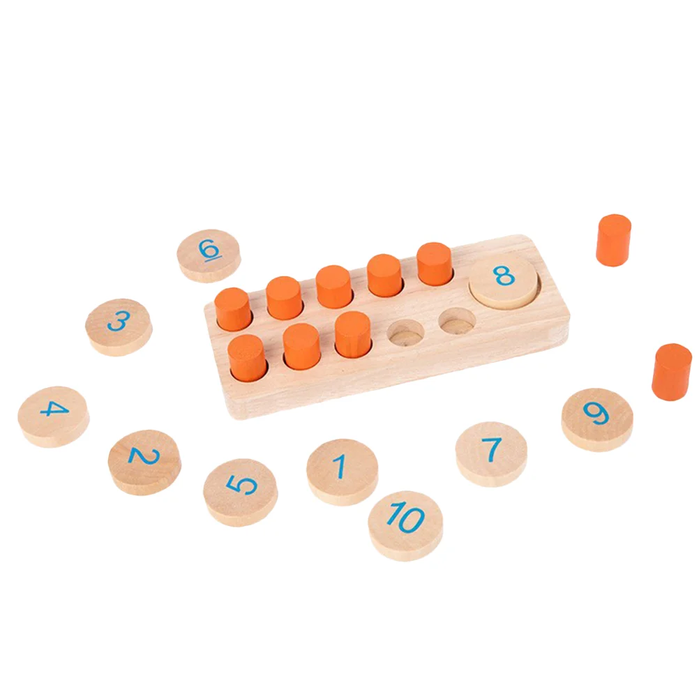 

Counting Toy Wooden Montessori Toys Board Toddler Math Peg Bead Game Kids 3-5 Puzzles