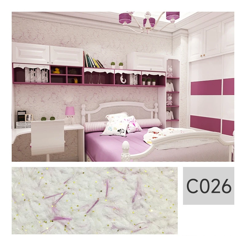 Жидкие обои настенная одежда волокнистое покрытие растительная грязь новый