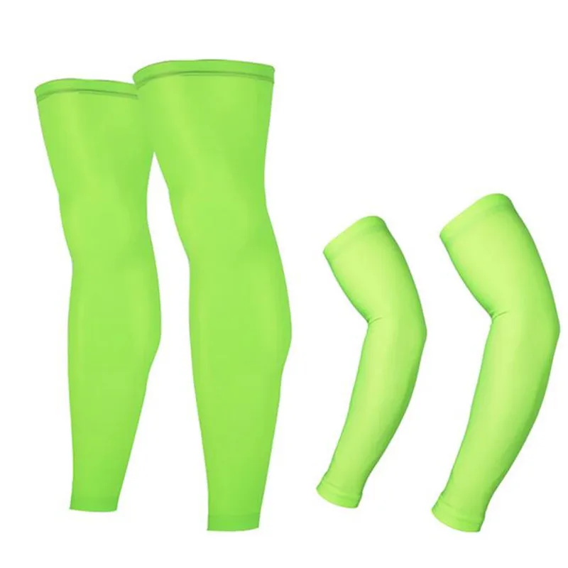 Arsuxeo Men Women UV Protection MTB Bike Bicycle Cycling Arm Warmers+Leg Warmers Sports Running Sun Arm Sleeves Leggings