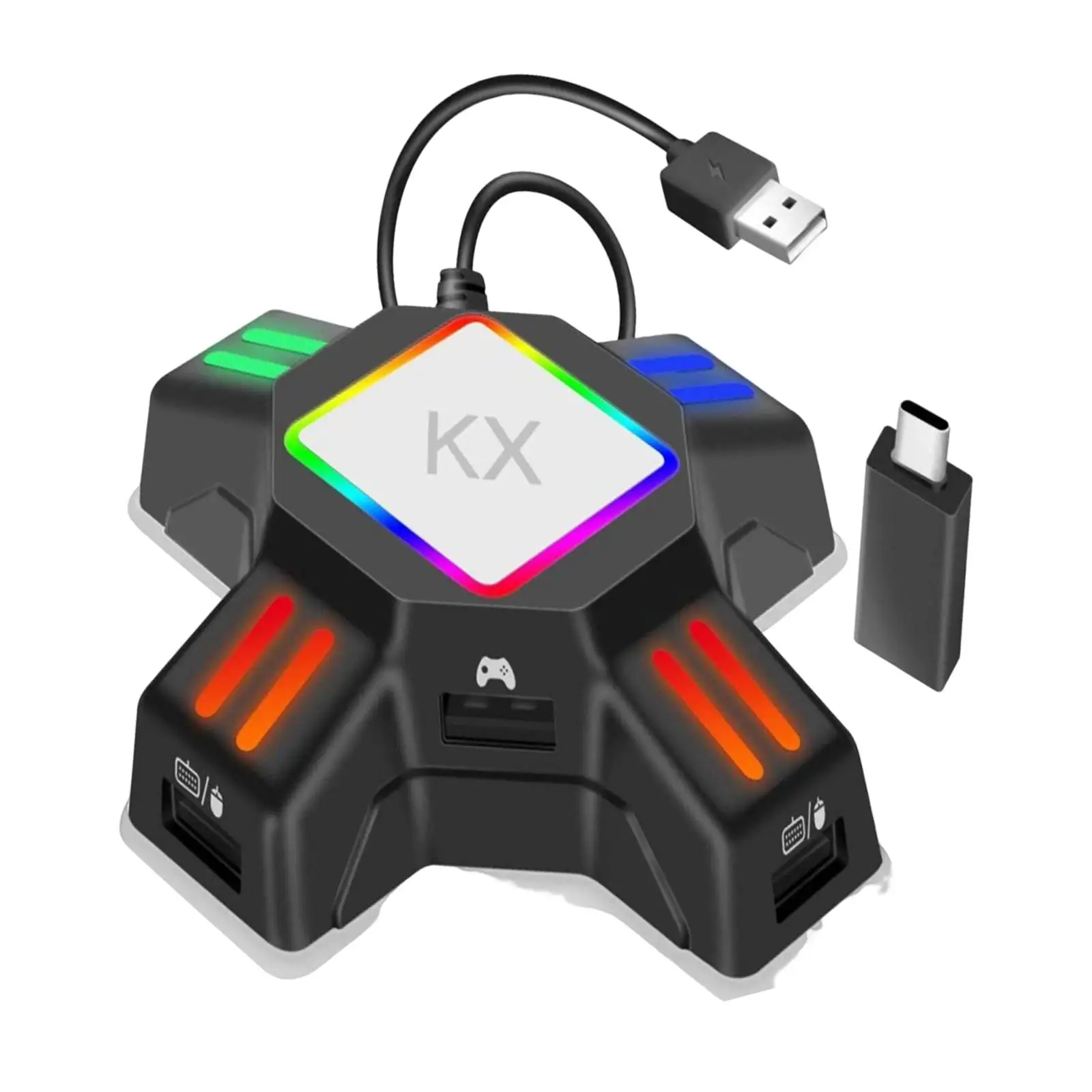 

Портативный конвертер клавиатуры и мыши, игровые аксессуары, тонкий контроллер с низкой задержкой