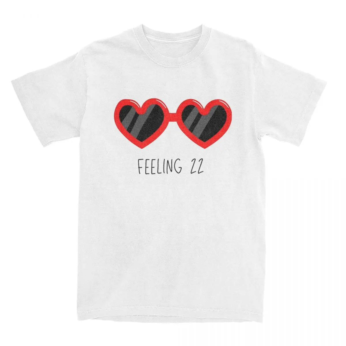 Футболка Мужская/Женская хлопковая с надписью «I Am Feeling 22» Футболка Мужская/Женская хлопковая с надписью «I Am Feeling 22»