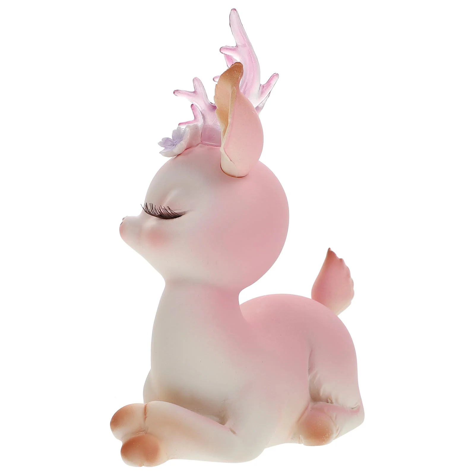 

Christmas Party Favor Small Terrarium Animal Glass Containers Deer Ornament Accessories Baby Deer Figurines