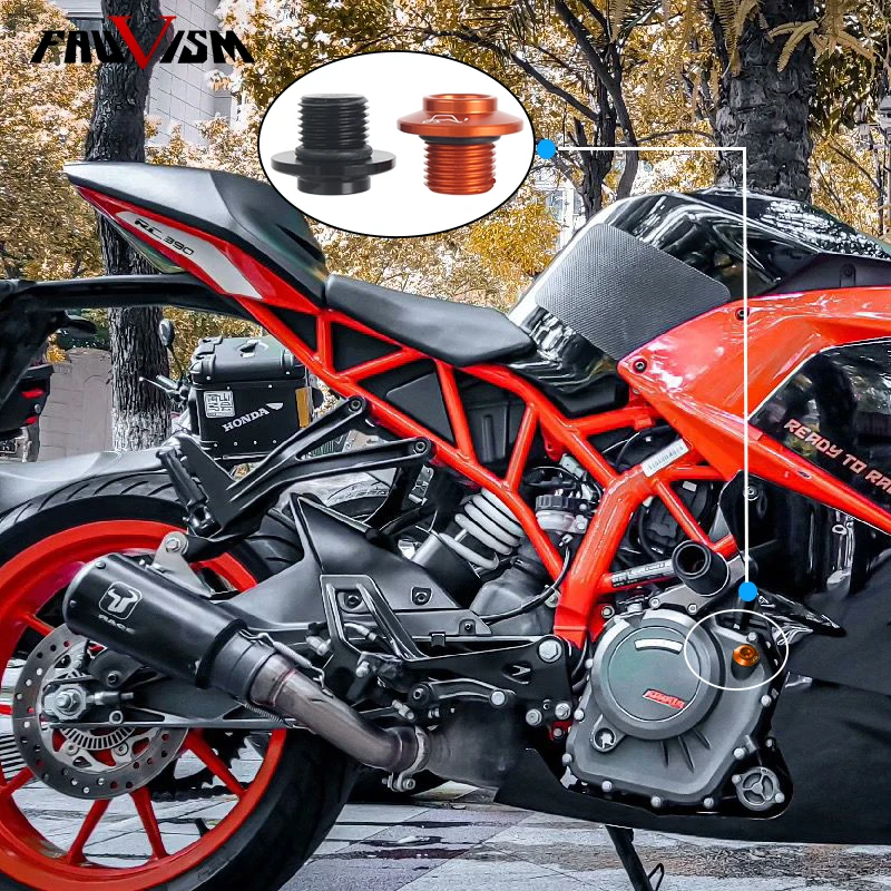 Для KTN RC 125 390 DUKE 2014-2023 мотоцикла крышка картера двигателя с ЧПУ масляный заливной