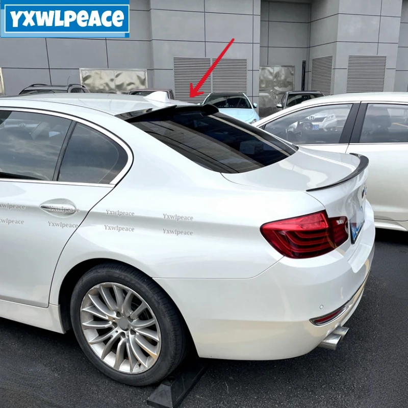 

For BMW F10 5 Series Spoiler 528i 535i 550i 2011-2017 ABS Plastic Primer Color Rear Window Roof Spoiler Car Accessories