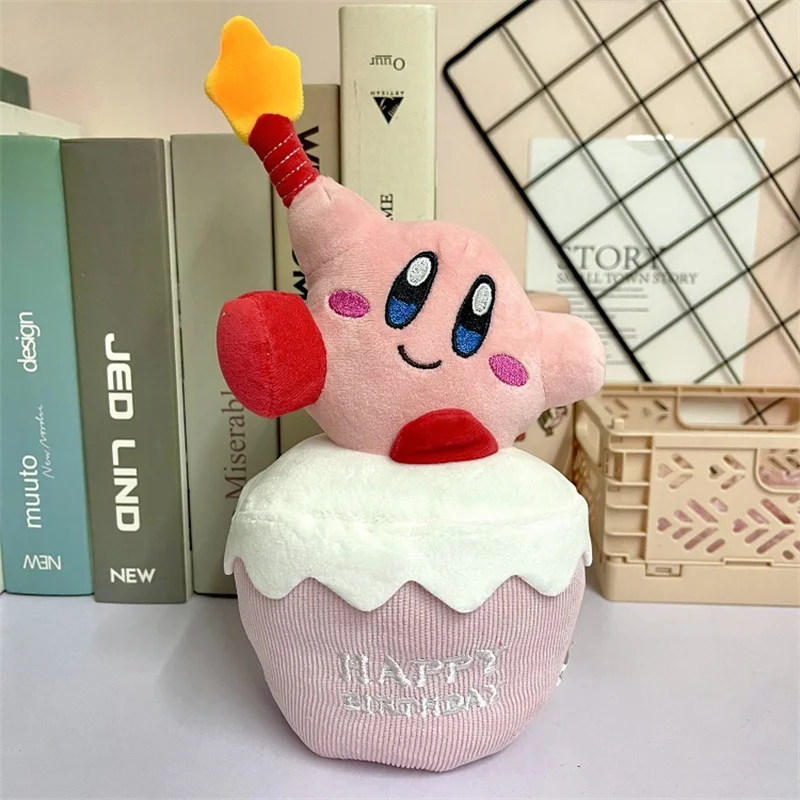 

Kawaii Birthday Gift Kuromi Cinnamoroll Melody Childrens Birthday Cake Toy Glows Singing Sanrio Plush Doll Creative Small Gift