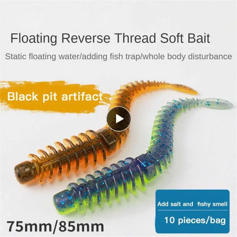 

Realistic Floating Water Light Dance Worm Simulation Earthworm Luya Lure Luya Soft Bait Bionic Soft Bait Fishing Lures Lifelike