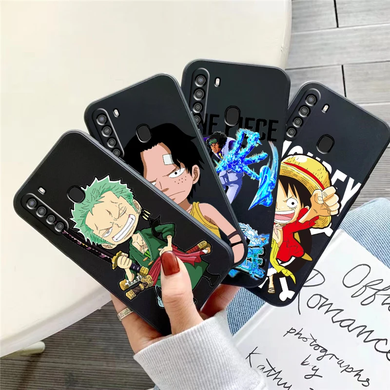 

Japanese Anime ONE PIECE Phone Case For Samsung Galaxy A32 4G 5G A51 4G 5G A71 4G 5G A72 4G 5G Carcasa Coque Soft