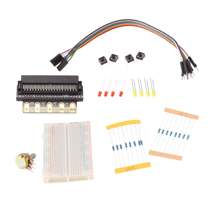 

NEW-BBC Micro:Bit GPIO Expansion Board B Package Breadboard Kit