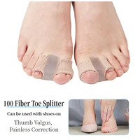 1pcs silicone toe spreader separator bunion hallux valgus corrector thumb finger correction straightener foot care tool