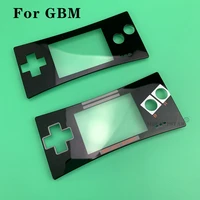 new black limited version faceplate cover replacement front shell housing case for nintendo game boy micro for gbm dropshipping