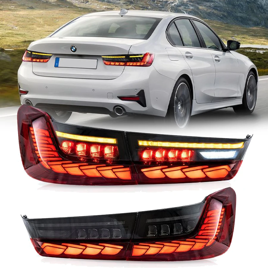 

Taillight Assembly VLAND for BMW 3-Series G20 2019-2020 Sequential Turn Signal LED Brake Light 320i 325i Taillight