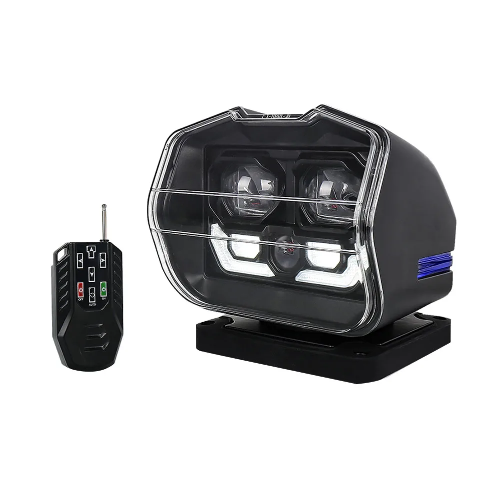 

360° Rotate Laser-Remote Control Search Light Spotlight for Marine Boat High Brightness Off-Road Vehicles Auxiliary Lamp