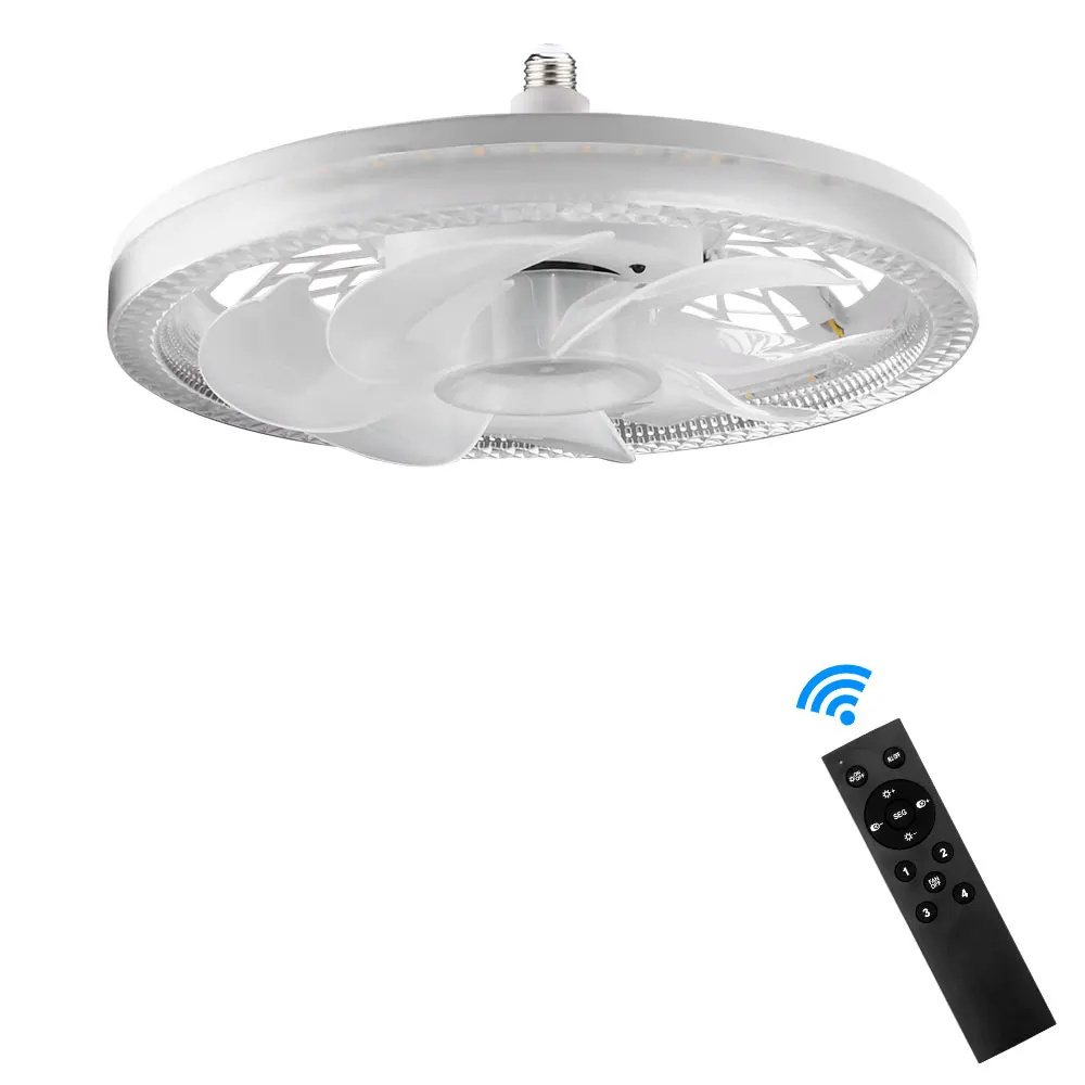 Светодиодный потолочный вентилятор 45 Вт E27 с регулируемой яркостью