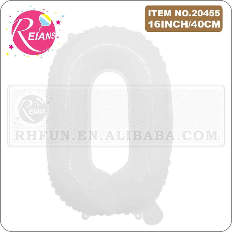 

Белый воздушный шар из фольги 16 дюймов