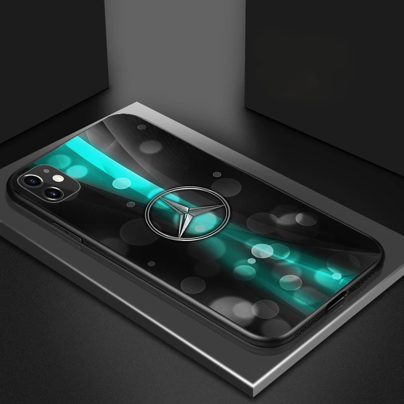 Mercedes Benz Sports Car Fashion Phone Case For Apple IPhone 13 12 11 14 Pro Max Mini XR X XS  Max 6S 6 7 8 Plus SE 2020 Covers