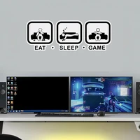fluorescent game handle creative luminous stickers childrens room internet cafe decoration self adhesive wall stickers murals