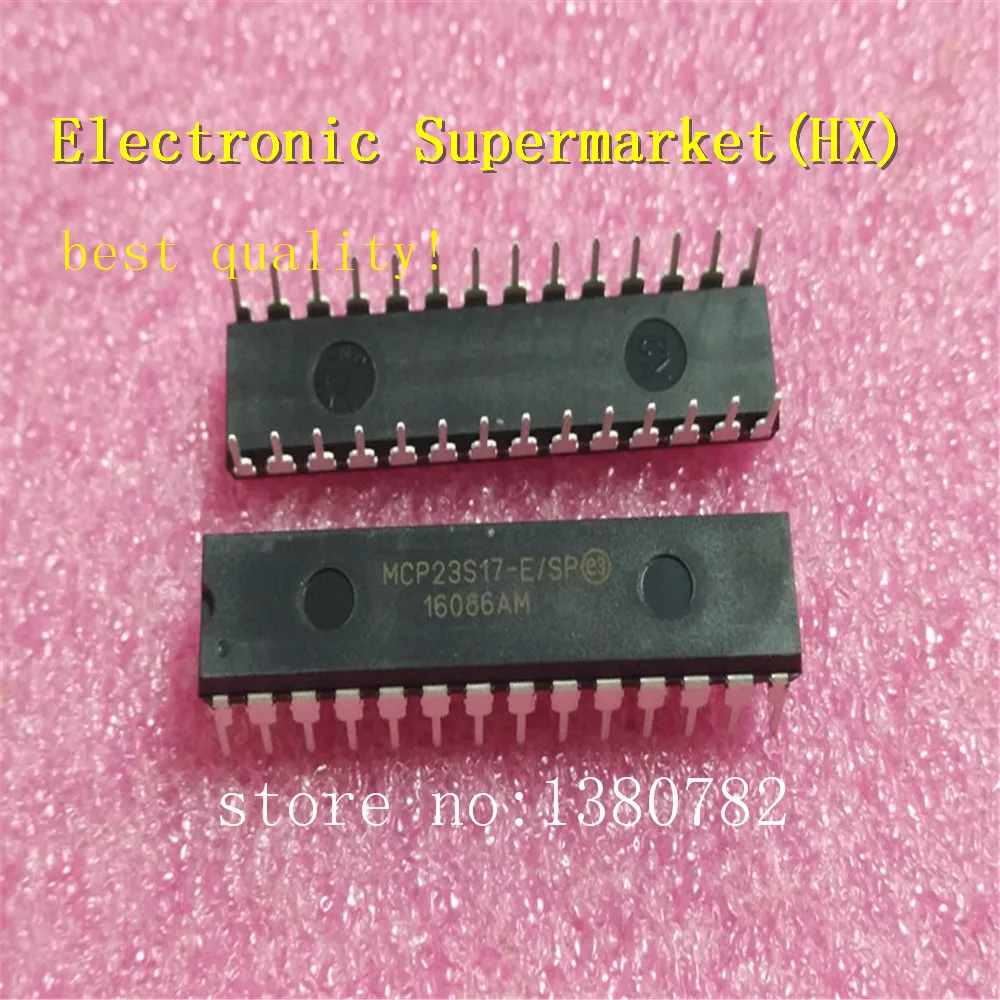 Free Shipping 5pcs/lots MCP23S17-E/SP MCP23S17 DIP-28 IC In stock!