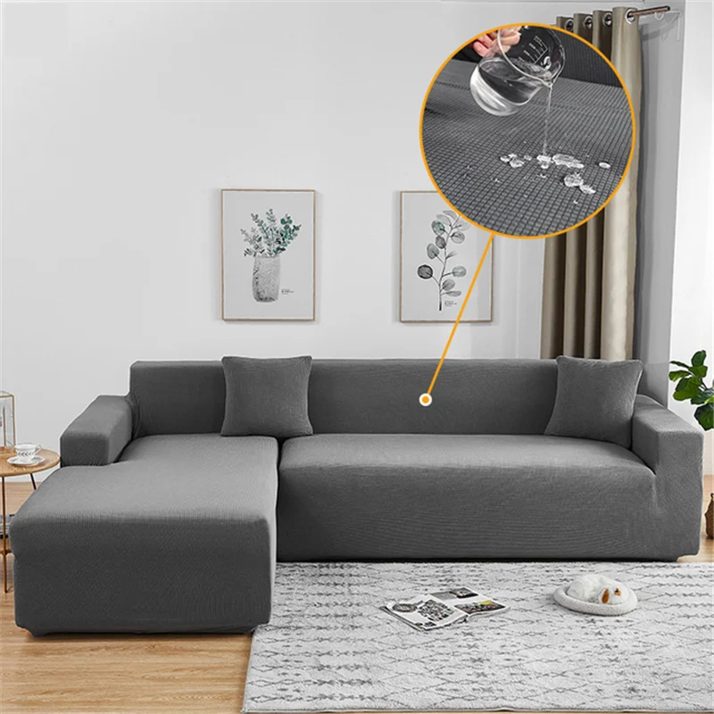 

Jacquard Sofa Cover 1/2/3/4 Seater L Shape Couch Cover Corner Sectional Sofa Slipcovers for Living Room Elastic Furniture Case