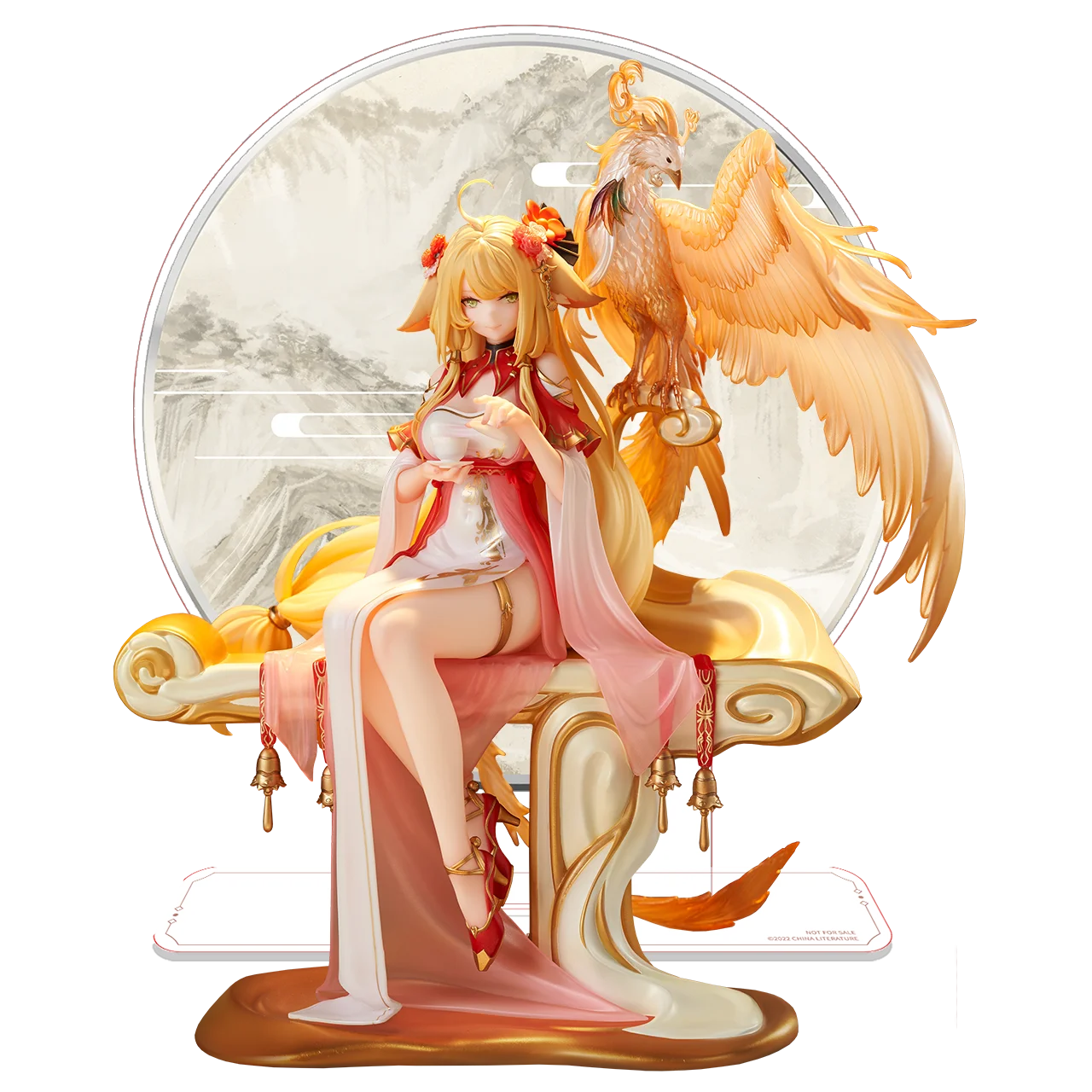 

In Stock Original Genuine Tushan Honghong Huyao Xiao Hongniang 1/7 27CM PVC Action Anime Figure Model Toys Doll Gift