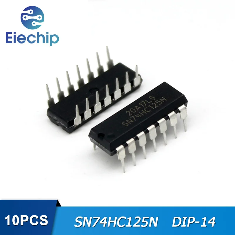 

10PCS SN74HC125N DIP14 SN74HC125 74HC125 DIP-14 Logic IC New original