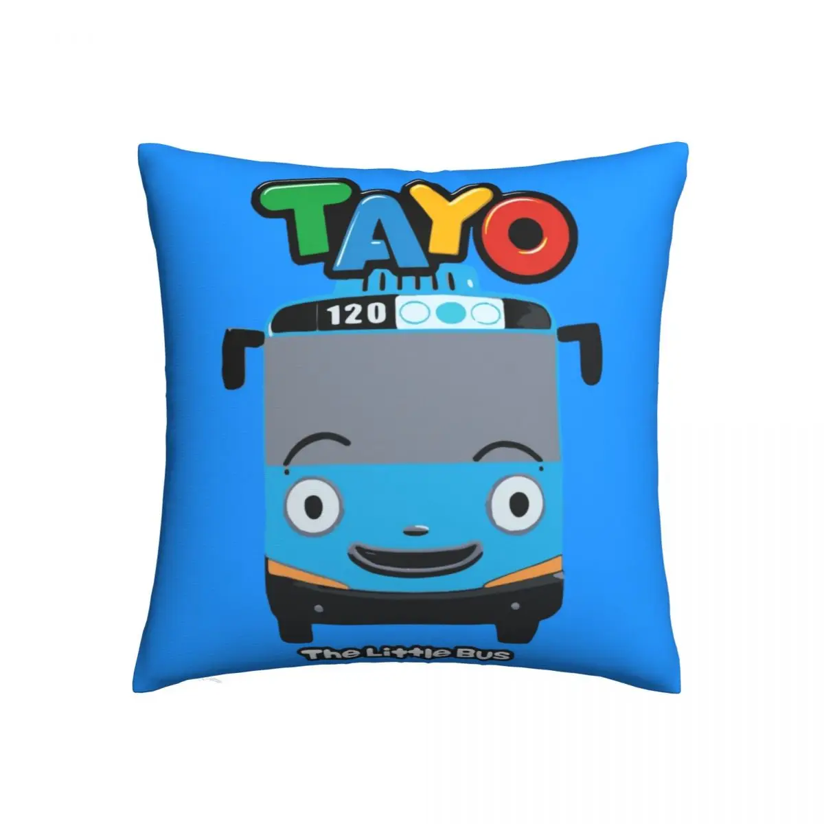 

Tayo The City Bus Pillowcase Printed Fabric Cushion Cover Gift cartoon anime child kid Pillow Case Cover Car Square 40*40cm