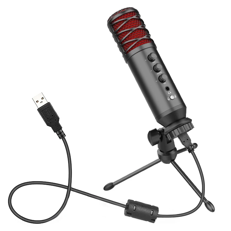 

Videos Mic for Laptop Mac Computer Recording Studio Streaming Karaoke Youtube Condenser Microphones Gaming USB Microphone