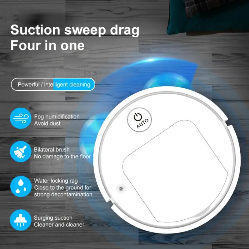

3000Pa Robot Vacuum Cleaner 3 In 1 USB Charging Robotic Vacuum Wet And Dry Smart Washing Floor Cleaning Smart Sweeping Machine