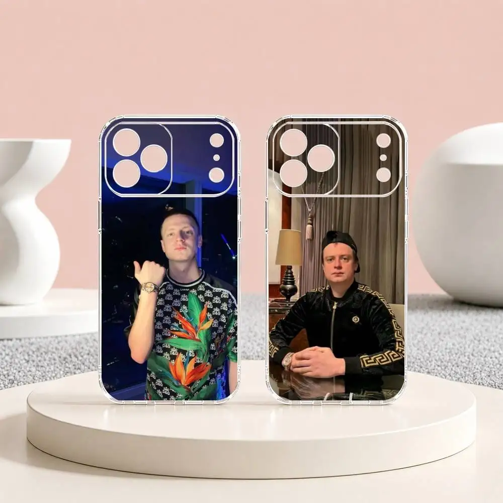 Фото Чехол для телефона T-Trash Streamer M-Mellstroy Gift для iPhone 17 16 15 14 13 12 11 Mini Pro Max Plus, прозрачная накладка №1
