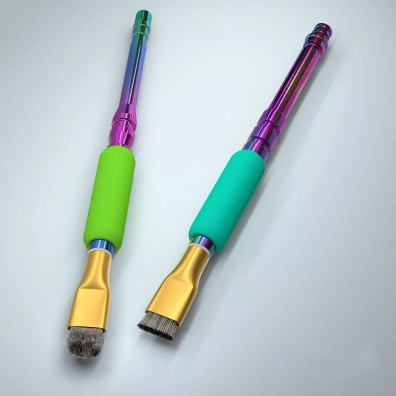 

2Pieces IC Pad Cleaning Brush Anti-Static Colorful Handle For Phone Motherboard Removal Dust Solder Residues Tool M4YD