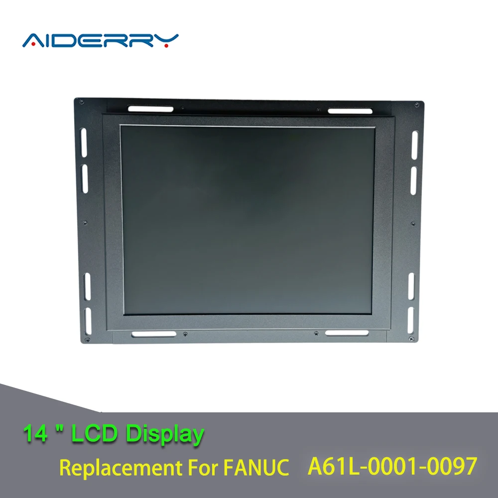

Aiderry Brand New 14 Inch LCD Monitor A61L-0001-0097 Replacement For Fanuc Display Upgrade With Cable kit 24 Months Warrantry