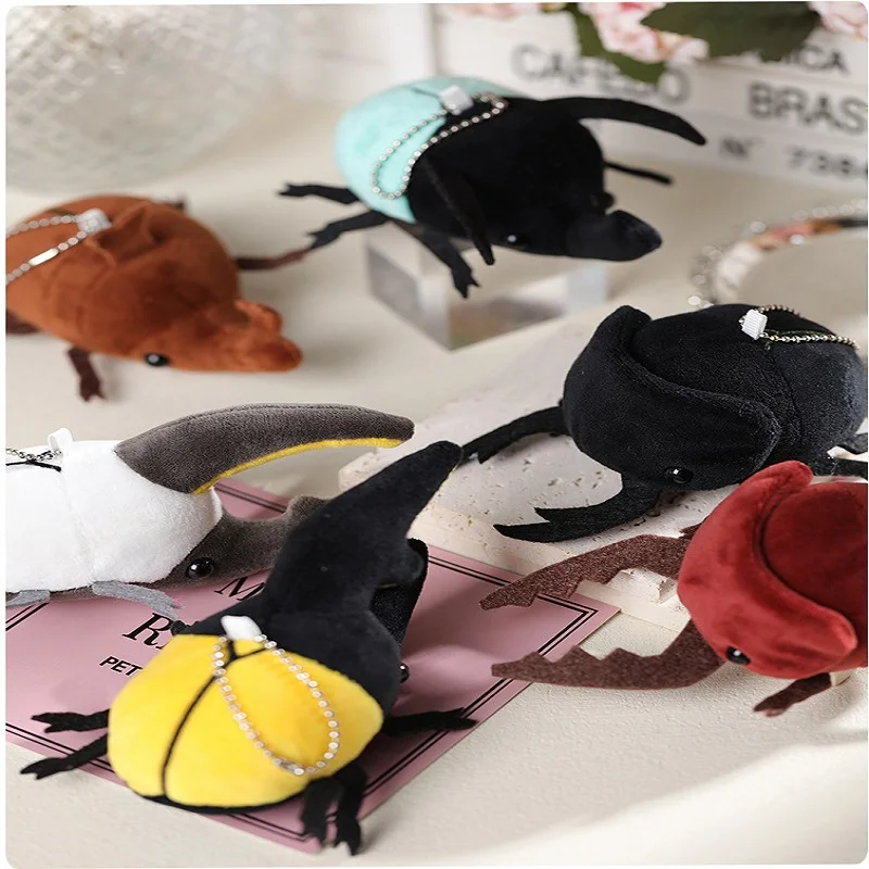 

Cute Plush Insect Doll Small Plush Doll Keychain Insect Unicorn Bag Pendant Send Friends Birthday Christmas Gift