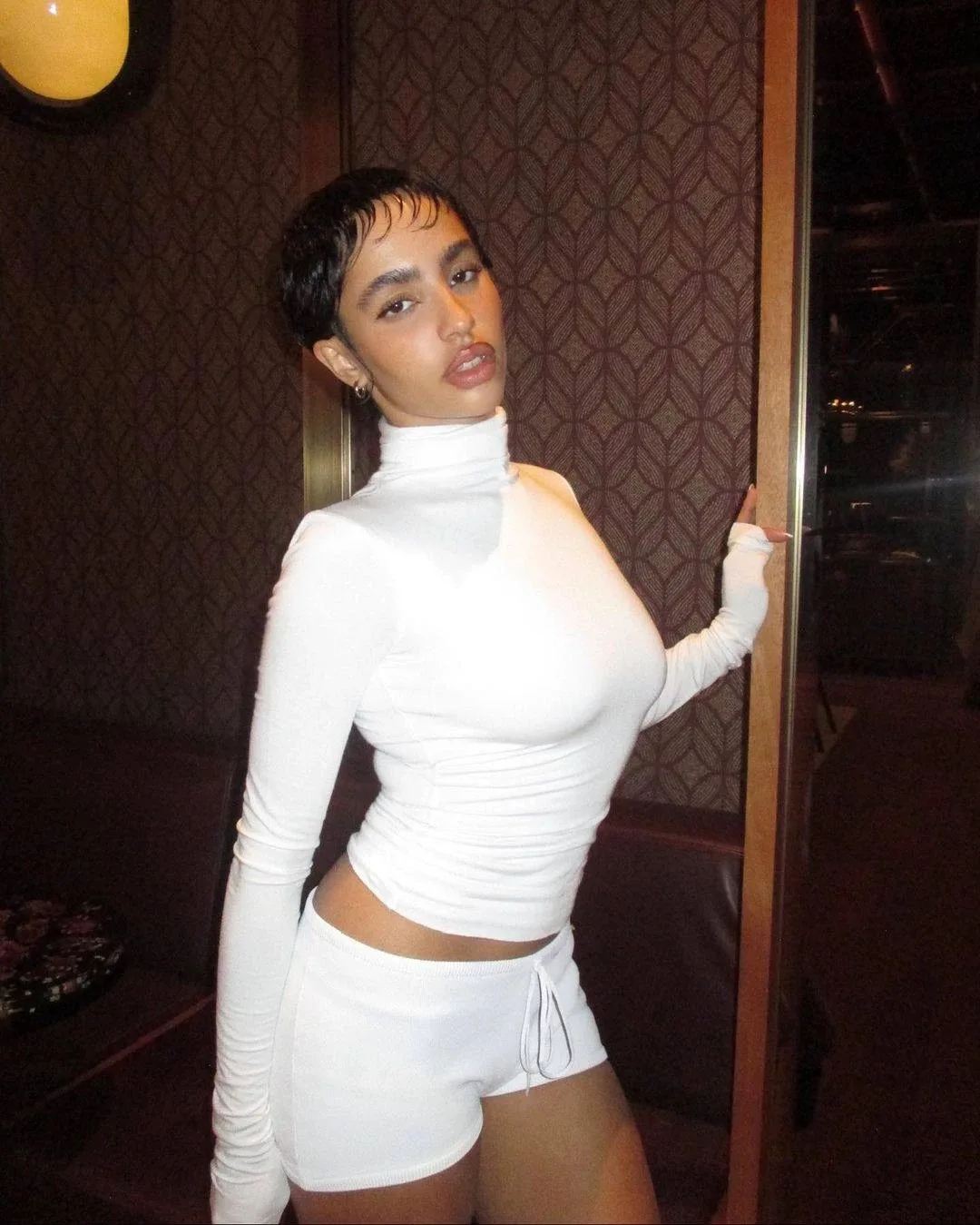 Базовая рубашка tankair с высоким воротником для похудения двойная теплая