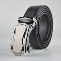2022 new version of automatic buckle belt mens scratch resistant wear resistant lychee pattern youth men business fashion belt
