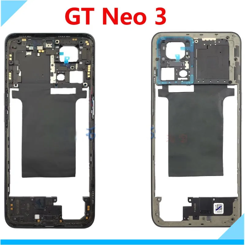 

Средняя рамка пластина Панель Шасси Корпус для Realme GT Neo 3 RMX3561 телефон Металл средняя рамка запасные части
