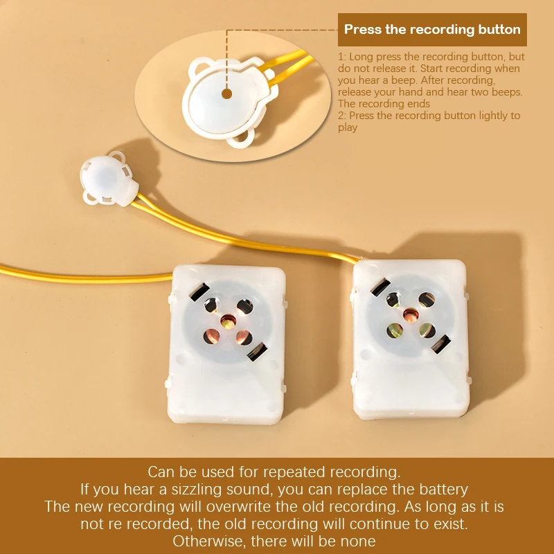 Креативный модуль записи звука коробка для диктофона мини-диктофон записываемые