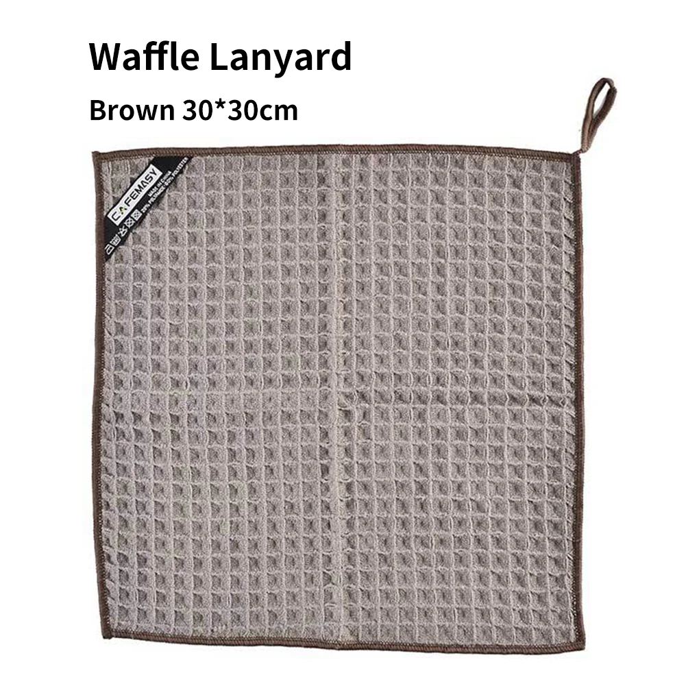 

Barista Bar Towel Milk Tea Shop Coffee Machine Rag Absorbing Water Without Lint Cleaning Cloth Kitchen Small Square Towel