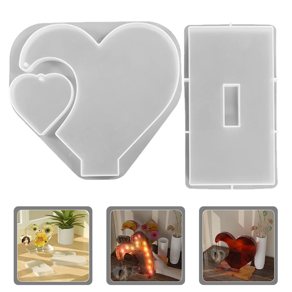 

Combination Silicone Mold Epoxy Resin Convenient Photo Frame Molds Creative Picture Kit