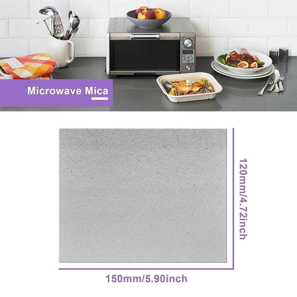 

15x12cm Mica Plates Sheets Mica Wave Guide Replacement Cover Sheet Mesh For Electric Hair-dryer, Toaster, Microwave Oven, Warmer