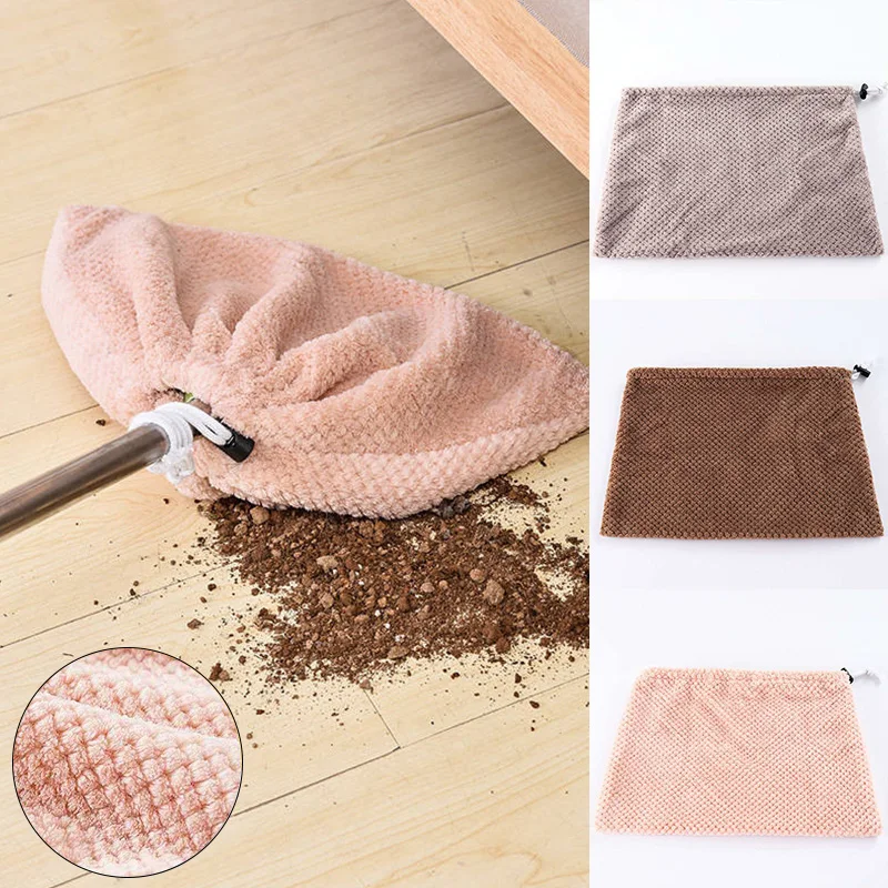 

Reusable Floor Mop Absorbent Sweeping Cloth Pineapple Lattice Broom Cover Cloth Household Cleaning Accessories For Home Use