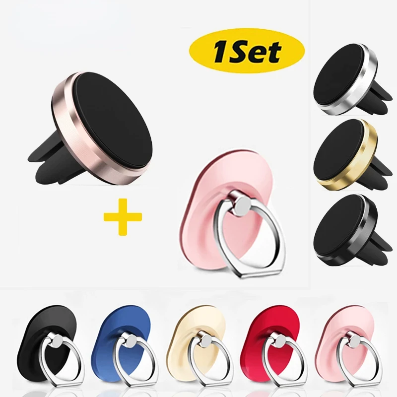 

Finger Ring Mobile Phone Smartphone Stand Holder For iPhone 8 7 plus wall Support Smart mobile phone holder for Car Mount Stand
