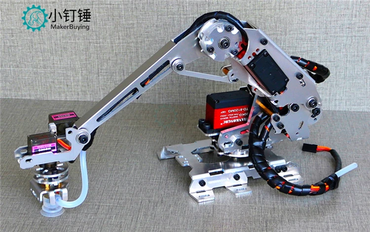 

Mechanical arm Robotic arm multi degree of freedom industrial robot model Six axis robot 202