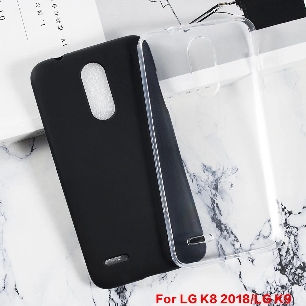 For LG K8 2018 Gel Pudding Silicone Phone Protective Back Shell For LG K9 Soft TPU Case
