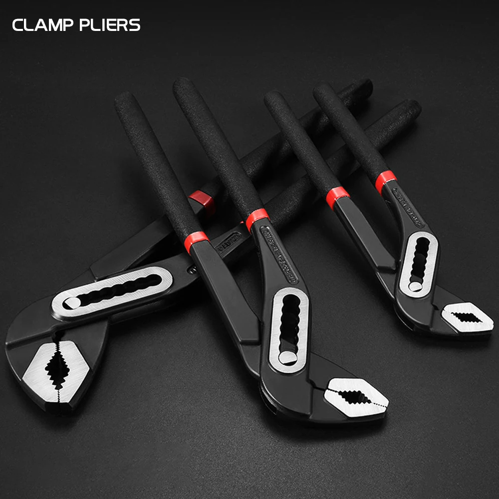 

8" 10" 12" Water Pump Pliers Quick-release Plumber Pliers Multifunctional Adjustable pliers plumbing tools